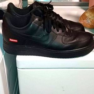 Black Air Force 1s Supreme